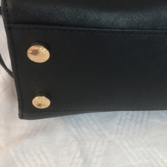 Michael Kors Dillon Saffiano Leather Satchel - Black - Picture 6 of 16